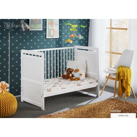 Lettino Culla Bambini Neonati 3 Posizioni Cm 124 X 67 X 57h Colore Bianco - Bim Forniture 4 Lettino Culla Bambini Neonati 3 Posizioni Cm 124 X 67 X 57h Colore Bianco - Bim Forniture - immagine 2