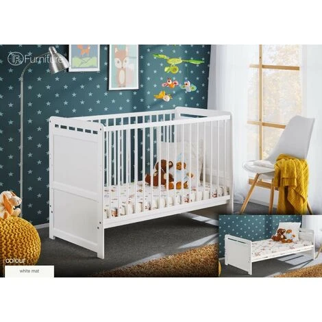 Lettino Culla Bambini Neonati 3 Posizioni Cm 124 X 67 X 57h Colore Bianco - Bim Forniture 6 Lettino Culla Bambini Neonati 3 Posizioni Cm 124 X 67 X 57h Colore Bianco - Bim Forniture - immagine 4