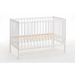 Lettino Culla Bambini Neonati Cm 124 X 65 X 85h Colore Bianco - Bim Forniture