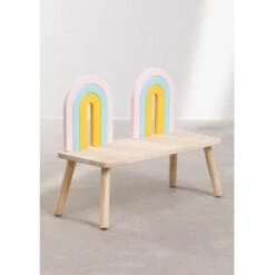 SKLUM Panca In Legno Mini Rainbow Kids Legno Naturale -Cameretta Per Bambini 33534130 3