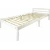 Letto In Legno - Colore Bianco CLASSIC 200/90 -Cameretta Per Bambini 33981551 1