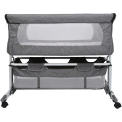 Culla 2 In 1 Bododo Carico Massimo 50 Kg Letto Aggiuntivo Regolabile In Altezza 92 58 70-87 Cm -Cameretta Per Bambini 35184553 3