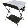 Fasciatoio Pieghevole Con Cesto Portaoggetti Per Cameretta Neonato - Nero-Bianco -Cameretta Per Bambini 35538811 1