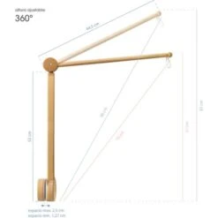 Braccio Mobile Per Culla In Legno Montessori, Rotante E Multiposizione 11 Braccio Mobile Per Culla In Legno Montessori, Rotante E Multiposizione -Cameretta Per Bambini 37022235 5