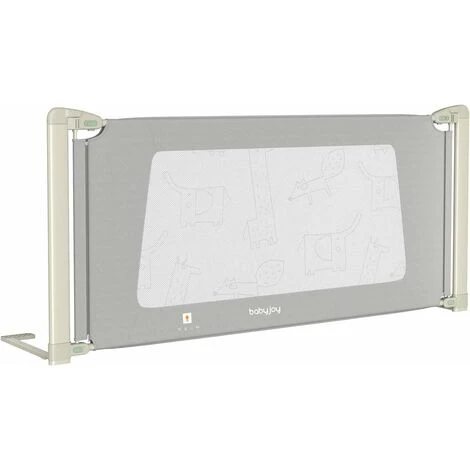 Barriera Letto Bambini, Sponda Letto Bambini, Barriera A Scomparsa Sollevata Verticalmente, 180 Cm /150 Cm (180 CM) 5 Barriera Letto Bambini, Sponda Letto Bambini, Barriera A Scomparsa Sollevata Verticalmente, 180 Cm /150 Cm (180 CM) - immagine 3