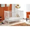 Letto Culla Bambini Neonati 124x82x71 Cm In Legno Di Pino Ala Colore Bianco -Cameretta Per Bambini 37467161 1