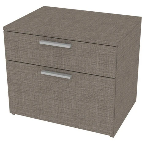 809CZ - Cassettiera Cameretta-ufficio L 60 E 2 Cassetti H.16, E H. 32 Con Guide A Chiusura Rallentata 60x45x51,8 (LxPxH) - Grigio Fumo 7 809CZ - Cassettiera Cameretta-ufficio L 60 E 2 Cassetti H.16, E H. 32 Con Guide A Chiusura Rallentata 60x45x51,8 (LxPxH) - Grigio Fumo - immagine 5