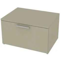 820CZ - Cassettiera Cameretta-ufficio L 60 E 1 Cassetti H.32, Con Guide A Chiusura Rallentata 60x45x35,6 (LxPxH) - Rovere Sbiancato -Cameretta Per Bambini 39160925 4