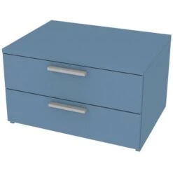 820CZ2 - Cassettiera Cameretta-ufficio L 60 E 2 Cassetti H.16, Con Guide A Chiusura Rallentata 60x45x35,8 (LxPxH) - Avio/Marina