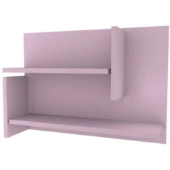 DM64 - Elemento Libreria A Giorno Con Mensole L 63,6 H 44,7 Prof. 16,8 - Rovere Sbiancato -Cameretta Per Bambini 39161842 4