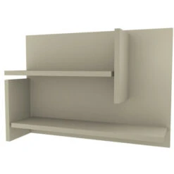 DM64 - Elemento Libreria A Giorno Con Mensole L 63,6 H 44,7 Prof. 16,8 - Rovere Sbiancato -Cameretta Per Bambini 39161842 5