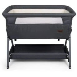 Culla Da Letto Per Neonati Elia 92x55x82 Cm Grigio Scuro Baninni -Cameretta Per Bambini 39383654 2