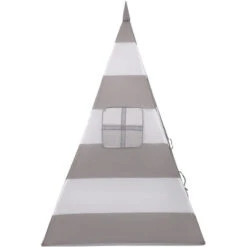 Selonis Tenda Indiana Tipi Gioco Per Bambini Con 100 Palline Colorate, Righe Grigio-Bianco:Perla/Grigio/Trasp/Rosa Chiaro 10 Selonis Tenda Indiana Tipi Gioco Per Bambini Con 100 Palline Colorate, Righe Grigio-Bianco:Perla/Grigio/Trasp/Rosa Chiaro -Cameretta Per Bambini 39461518 4