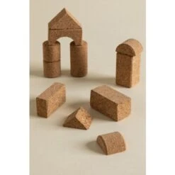 SKLUM Blocchi Impilabili In Sughero Korki KIDS Sughero Marrone -Cameretta Per Bambini 39581557 5