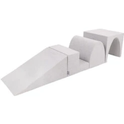 KiddyMoon Area Di Gioco In Schiuma Con Tondo Piscina Di Palline (200 Palline) Per Bambini, Grigioch:Perla/Grigio/Trasparente/Azzurro/Menta -Cameretta Per Bambini 39781382 3