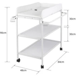 Lettino Per La Cura Dei Pannolini 84 72 90 Cm -Cameretta Per Bambini 40390443 4