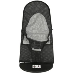 Sdraietta Altalena Baby Ninna Nanna Con Cintura Di Sicurezza Con Schienale Regolabile - Nera Adjustable -Cameretta Per Bambini 40390551 4