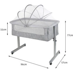 Lettino Multifunzionale Europeo 96 57 77 Cm -Cameretta Per Bambini 40392506 2