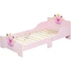 HOMCOM Letto Per Bambini Da 3-6 Anni In Legno - Rosa -Cameretta Per Bambini 41943838 1
