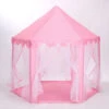 Tenda Da Gioco Per Bambini, Tenda Da Gioco, Con Rete, Tenda Da Interno Ed Esterno Del Castello Della Principessa, Per Un Massimo Di 3 Bambini, 140 X 120 X 135 Cm, Rosa -Cameretta Per Bambini 42188313 1