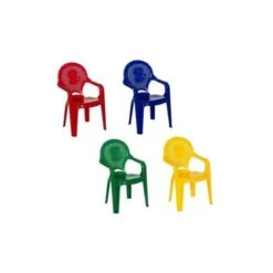 SEDIA ADRIA BABY 36X35XH43CM IN COLORI ASSORTITI IMPILABILE