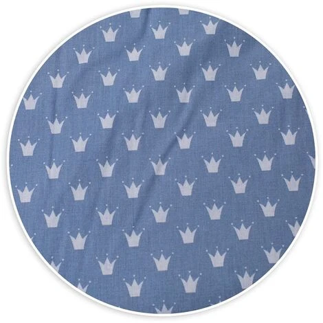 Nido Intarsiato Per La Culla MAXI Boxspring Azzurro Con Corone TiSsi 4 Nido Intarsiato Per La Culla MAXI Boxspring Azzurro Con Corone TiSsi - immagine 2