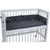 Nido Intarsiato Per Culla Da Letto Sophie Antracite Con Stelle TiSsi -Cameretta Per Bambini 42806529 1