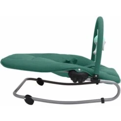 Sdraietta Per Neonato Verde In Acciaio VidaXL -Cameretta Per Bambini 43080640 5