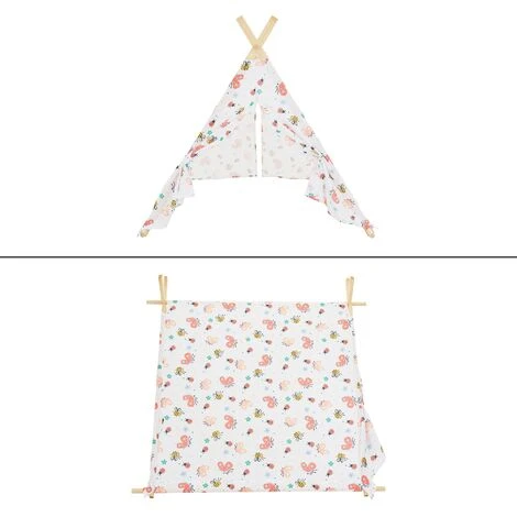 Tenda Tipi Per Bambini 2 Porte Una Finestra Bianco Per Interno Esterno Con Borsa 4 Tenda Tipi Per Bambini 2 Porte Una Finestra Bianco Per Interno Esterno Con Borsa - immagine 2