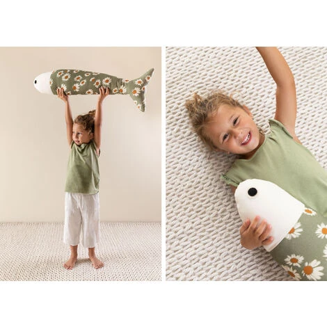 SKLUM Pesce Di Peluche In Cotone Peski Kids 4 SKLUM Pesce Di Peluche In Cotone Peski Kids - immagine 2