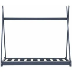 Nova Letto Per Bambini Grigio In Legno Massello Di Pino Varie Dimensioni Dimensioni : 80x160 Cm -Cameretta Per Bambini 46363255 3