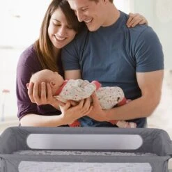 Culla E Altezza Regolabile，con Letto Laterale Lettino Per Camera Da Letto Soggiorno Da Viaggio,zanzariera 925870-87cm -Cameretta Per Bambini 47300853 5