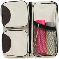Della Culla Del Sacchetto Del Letto Del Pannolino Del Bambino Cambiante Mummia Pieghevole Portatile Beige -Cameretta Per Bambini 47300863 4
