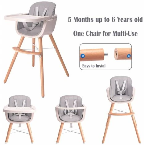 BATHRINS - Seggiolone Pappa Evolutivo, 4 Diverse Funzioni Tra Cui Seggiolone, Alzasedia, Sgabello E Tavolino, Per Bambini 6 Mesi- 5 Anni (0-22 Kg), Materiale Idrorepellente Facile Da Pulire, Grigio 4 BATHRINS - Seggiolone Pappa Evolutivo, 4 Diverse Funzioni Tra Cui Seggiolone, Alzasedia, Sgabello E Tavolino, Per Bambini 6 Mesi- 5 Anni (0-22 Kg), Materiale Idrorepellente Facile Da Pulire, Grigio - immagine 2