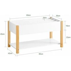 SoBuy Libreria Per Bambini Scaffale Per Bambini Con Vani Portaoggetti Scaffale Portaoggetti Per Bambini Leggio Per Libri Scaffale Per Giocattoli Bianco 85x42x45m KMB35-W 8 SoBuy Libreria Per Bambini Scaffale Per Bambini Con Vani Portaoggetti Scaffale Portaoggetti Per Bambini Leggio Per Libri Scaffale Per Giocattoli Bianco 85x42x45m KMB35-W -Cameretta Per Bambini 49880273 2