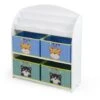 Mobiletto In Legno Porta Libri E Giocattoli -Cameretta Per Bambini 49931061 1