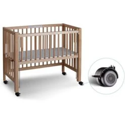 Culla Sophie 95x45x82 Cm Naturale TiSsi -Cameretta Per Bambini 50052471 4