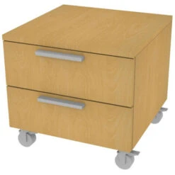 720C2 - Cassettiera Cameretta-ufficio L 45 Con Ruote E 2 Cassetti H.16, Con Guide A Chiusura Rallentata 45x45x44 (LxPxH) - Lilla -Cameretta Per Bambini 50406512 5