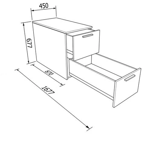 904CUET - Cassettiera Cameretta-ufficio L 45 Con Due Cassetti H 32 A Estrazione Totale 45x87x67 (LxPxH) - Lilla 4 904CUET - Cassettiera Cameretta-ufficio L 45 Con Due Cassetti H 32 A Estrazione Totale 45x87x67 (LxPxH) - Lilla - immagine 2