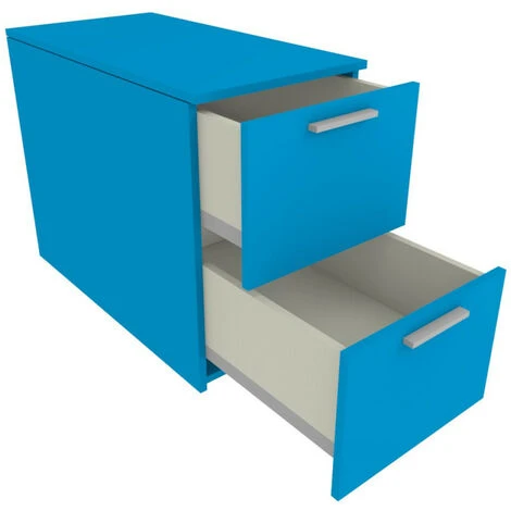 904CUET - Cassettiera Cameretta-ufficio L 45 Con Due Cassetti H 32 A Estrazione Totale 45x87x67 (LxPxH) - Lilla 7 904CUET - Cassettiera Cameretta-ufficio L 45 Con Due Cassetti H 32 A Estrazione Totale 45x87x67 (LxPxH) - Lilla - immagine 5