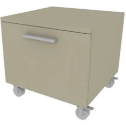 720C - Cassettiera Cameretta-ufficio L 45 Con Ruote E 1 Cassetto H.32, Con Guide A Chiusura Rallentata 45x45x44 (LxPxH) - Arancio -Cameretta Per Bambini 50406722 5