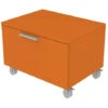 820C - Cassettiera Cameretta-ufficio L 60 Con Ruote E 1 Cassetto H.32, Con Guide A Chiusura Rallentata 60x45x44 (LxPxH) - Arancio -Cameretta Per Bambini 50406726 1