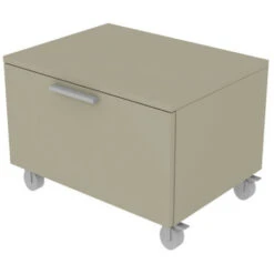 820C - Cassettiera Cameretta-ufficio L 60 Con Ruote E 1 Cassetto H.32, Con Guide A Chiusura Rallentata 60x45x44 (LxPxH) - Arancio -Cameretta Per Bambini 50406726 4