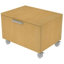 820C - Cassettiera Cameretta-ufficio L 60 Con Ruote E 1 Cassetto H.32, Con Guide A Chiusura Rallentata 60x45x44 (LxPxH) - Arancio -Cameretta Per Bambini 50406726 5