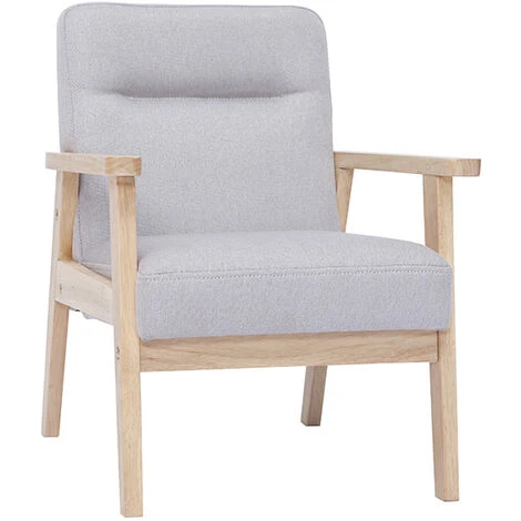 Poltrona Scandinava Per Bambino Grigia E Legno Chiaro ABYSS 3 Poltrona Scandinava Per Bambino Grigia E Legno Chiaro ABYSS