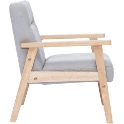 Poltrona Scandinava Per Bambino Grigia E Legno Chiaro ABYSS 9 Poltrona Scandinava Per Bambino Grigia E Legno Chiaro ABYSS -Cameretta Per Bambini 51143809 3