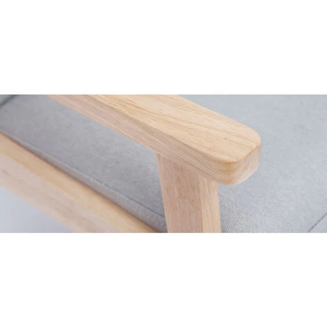 Poltrona Scandinava Per Bambino Grigia E Legno Chiaro ABYSS 7 Poltrona Scandinava Per Bambino Grigia E Legno Chiaro ABYSS - immagine 5