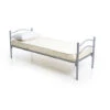 LETTO IN FERRO CON RETE COMPLETO DI MATERASSO E CUSCINO GRIGIO -Cameretta Per Bambini 51192155 1