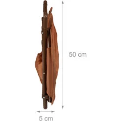 Relaxdays Moon Chair, Sedia Pieghevole Ultraleggera Bambini E Bambine, Interni E Esterni, Poltroncina, Orsetto Marrone -Cameretta Per Bambini 51975321 5