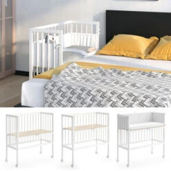 Letto Per Allattamento „Sophie“ Bianco Con Materasso E Paracolpi VtaliSpa -Cameretta Per Bambini 52467330 2